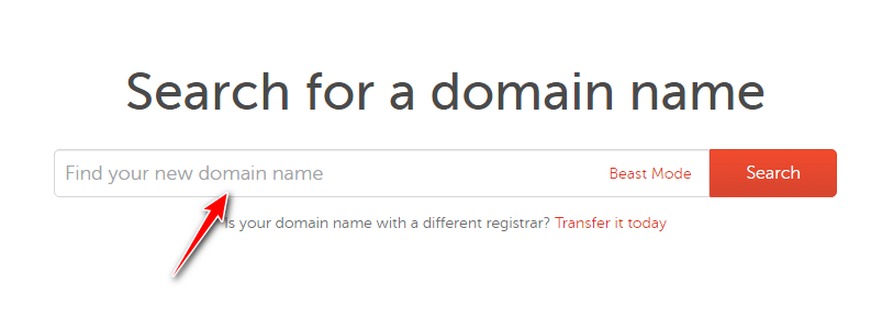 search a domain 