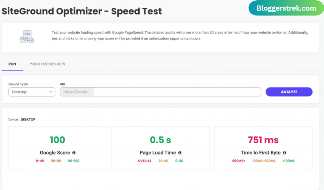 Page Loading Speed